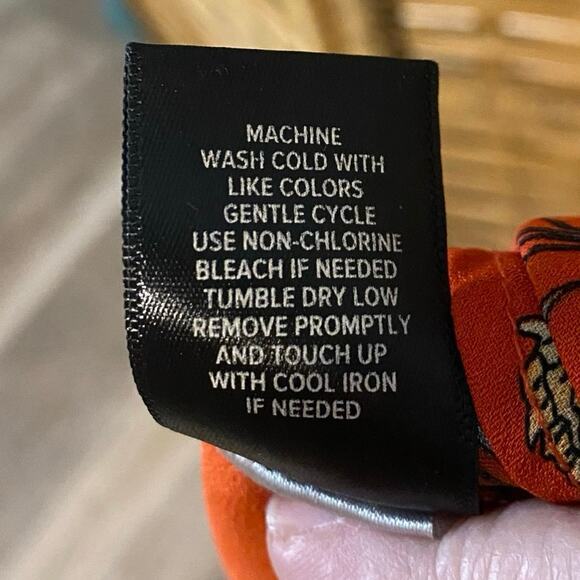 Torrid Size 4X Orange Floral High Neck Handkerchief Hem Tank Top plus size - Picture 4 of 6